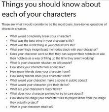 Very Very Very Important To Know About Your Character Book Writing Tips Writing Prompts Writing Tips