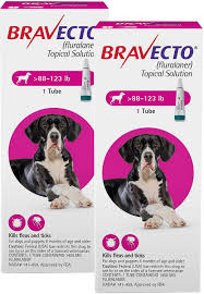 Bravecto starts working within 2 hours. Bravecto Topical Solution For Dogs 88 123 Lbs Pink Box 2 Doses 24 Wks Supply Chewy Com