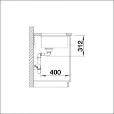 Subline serien står for en bred palette af vaskekummer, der gør det muligt at selv skabe det ideele vaskecenter. Blanco Keittioallas Subline 500 U Silgranit Mattamusta Netrauta Fi
