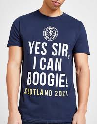 Yes sir, i can boogie is a 1977 hit single by the spanish vocal duo baccara. Official Team Scotland Yes Sir I Can Boogie T Shirt Herren Blau Jd Sports