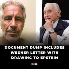 Documents from the estate of Jeffrey Epstein allegedly include a letter  written by L Brands founder Les Wexner, which includes a drawing of a  woman's breasts. Link in the comments.