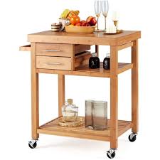 Check spelling or type a new query. Erommy Rolling Bamboo Wood Kitchen Island Cart Multi Purpose Kitchen Walmart Com Walmart Com