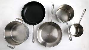 Vintage copper pans copper cooking pans kitchen decorative. The 7 Pots And Pans You Need And What To Cook In Each Of Them Food Wine
