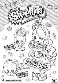 Dessin de bff a imprimer et a colorier : Coloriage Shopkins Doll Chef Club Peppa Mint Jecolorie Com