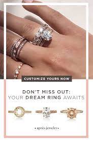 Mix Match To Create Your Customized Engagement Ring Apresjewelry Com Engagement Engagement Rings Rings