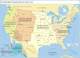 Time Zone Map Of The United States Nations Online Project