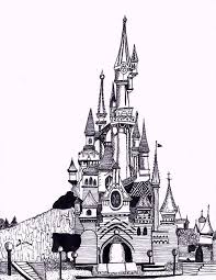 Disney Castle I Have Drawn For A Previous Project Illustration Disney Disney Castle Castle Illustration Disneyland Castle