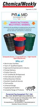 They are available in all shapes and sizes which is why you need to know which one fits your home best. Cw September By Chemicalweekly Issuu