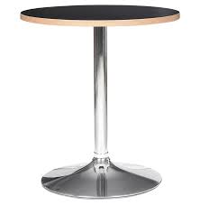 Les offres table haute dans les catalogues castorama. Table Ronde Casto Round Noire Table De Restauration O 80 Cm