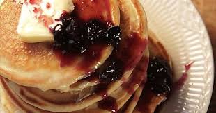 Buttermilk Pancakes With Blueberry Syrup Recipe Food Network Recipes Buttermilk Pancakes Farmhouse Rules Recipes
