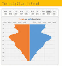 Tornado Chart In Excel Step By Step Tutorial Sample File