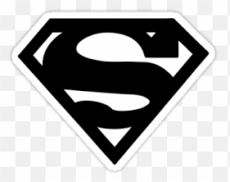 Pin the clipart you like. Free Transparent Superman Logo Black And White Images Page 1 Pngaaa Com