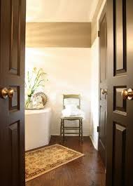 Painting the doors in your home can make them look brand new. Brown Painted Interior Doors Brown Interior Doors Painted Interior Doors Doors Interior