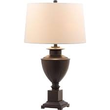 Safavieh Kirby 31 25 In Brown Table Lamp Lit4272a The Home Depot Table Lamp Lamp Brown Table Lamps