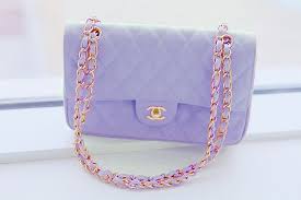 Purple Quilted Chanel Bag I Just Died Chanel Bag Luxury Purses Bags