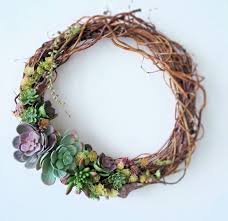 Succulent Wreath 15 Wild Willow Wreath With Faux Etsy Succulent Wreath Faux Succulent Wreath Willow Wreath