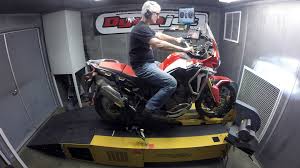 2019 honda africa twin motorcycle seen from outside and inside. 2016 Honda Crf1000l Africa Twin Dyno Test Video Dailymotion