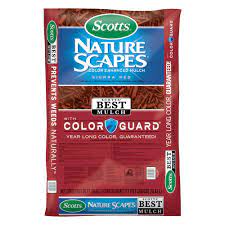 Made from forest products, earthgro mulch helps conserve soil moisture, moderate soil temperature and. Scotts Nature Scapes Red Mulch 2cuft Scott S Stein S Garden Home