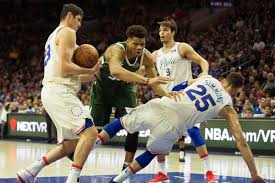 Joel embiid and jj redick watched from the bench, ben simmons had a scoreless first half and the philadelphia 76ers still won their 16th. Bucks Vs Sixers Why Play Defense Brew Hoop