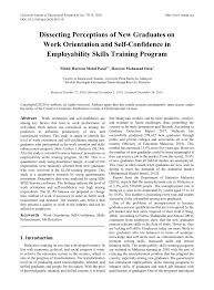 Customer programming software setup rf antenna. Pdf Dissecting Perceptions Of New Graduates On Work Orientation And Self Confidence In Employability Skills Training Program