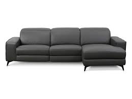 Buy online and click & collect, or we deliver from esperance to kununurra and all doors in between! Valentina Dark Grey Leather 3 Seater Left Chaise Recliners James Lane Australia