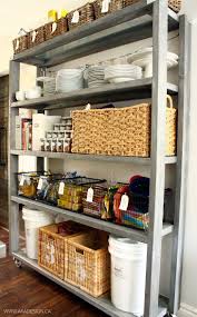 Kitchen panty ideas, kitchen pantries, kitchen pantry inspiration, putting together a kitchen pantry, kitchen pantries for inspiration. Rolling Kitchen Pantry Shelves Pantry Shelving Small Kitchen Storage Kitchen Storage Shelves