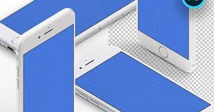 Isometric Iphone Mockups
