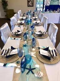 As its name indicates, bridalshower.com offers a wide selection of bridal shower adornments and favors. Nautical Bridal Shower Table Decorations Sea Shells Beach Theme Bridal Shower Table Decorations Bridal Shower Tables Nautical Bridal Showers