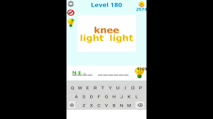 (the knee is on the light, so: Dingbats Level 180 Answers Youtube