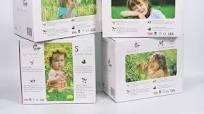 OEM ODM Bamboo Premium Biodegradable Baby Diapers Pure White Eco Friendly  Nappies