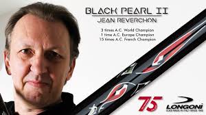Time for launching new projects! We officially announce the third model  developed for the french champion Jean Reverchon, the "Black Pearl II" .  This cue has been mainly developed for the 3