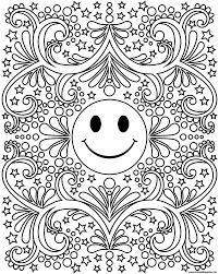 Take a deep breath and relax with these free mandala coloring pages just for the adults. Don T Eat The Paste Happy Face Coloring Page