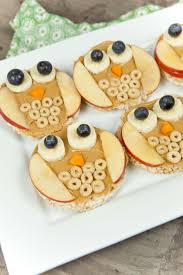 Fun Food For Kids Owl Rice Cakes Super Healthy Kids