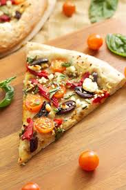 Tomato Basil Feta Pizza Recipe Runner Feta Pizza Pizza Recipes Chicken Alfredo Pizza