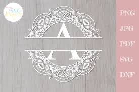 Download Split Monogram A Frame Graphic By Mysvgdesigns Creative Fabrica PSD Mockup Templates