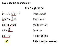 Image Result For Pemdas Examples Order Of Operations Numerical Expression Persuasive Writing Prompts