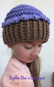 Knit Cupcake Hat , Cupcake Beanie, Crochet Newborn Hat, Baby Cupcake Hat,  Newborn Photo Prop, Costume Cosplay Hat, Winter Birthday Hat