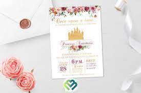 Once Upon A Time Storybook Birthday Invitation Princess Etsy Birthday Invitations Princess Invitations Storybook Invitation