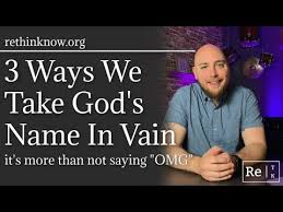 Taking God S Name In Vain Doesn T Mean What Most People Think Let S Look At Some Examples Of Misusing God S Name In 2020 Sayings Bible Notes Bible