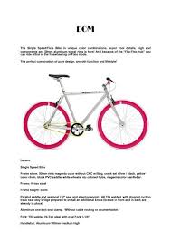 Fixies are little people who live inside different equipment because they are very small. The Single Speed Fixie Bike In Unique Color Combinations Dom
