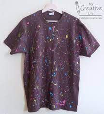 How to splatter paint a shirt