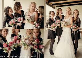 Black Lace Bridesmaids Dresses Grey Silver Ribbon Around Waist Dress Short With Ankle Boots Proteas For Colour Pe Lace Bridesmaid Dresses Bridesmaid Bride