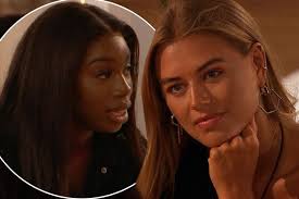 Love island's yewande biala and arabella chi on aftersun (image: Love Island Fans Rage As They Spot Arabella Smirking During Yewande S Chat With Danny Mirror Online