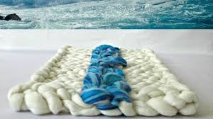 Shop the latest ocean waves rug products on wanelo, the world's biggest shopping mall. Arm Knitting Ocean Wave Rug Tutorial Part 1 Youtube