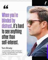 Tom Brady called out those questioning his integrity for his roles as a Fox  broadcaster and Raiders minority owner 😳