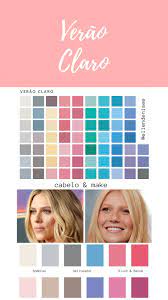 Saiba investir em roupas, maquiagens e decoração que te embelezem. Verao Claro Paletas De Cores De Verao Verao Suave Verao
