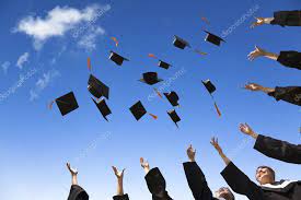 Students Throwing Graduation Hats In The Air Celebrating Stock Photo Affiliate Graduation Hats Stud Graduation Hat Graduation Graduation Celebration