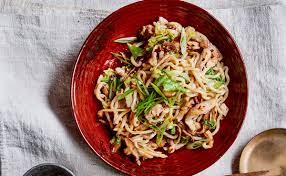 Longevity Noodles With Chicken Ginger And Mushrooms Recipe Nyt Cooking