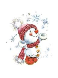 Snowman With Snowchristmas Giclee Print Zpr Int L Art Com In 2021 Christmas Drawing Christmas Illustration Christmas Art