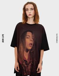 billie eilish x bershka t shirt